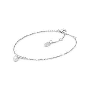 Bratara argint cu perla naturala alba si pietre DiAmanti SK23373B_W-G (Argint 925‰ 1,4 g.)